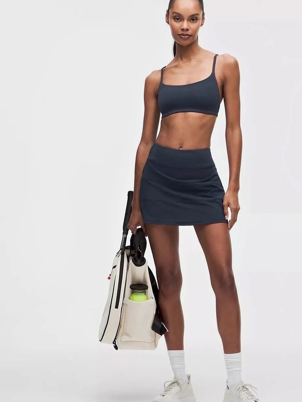 lululemon Pace Rival Mid-Rise Skirt Black Size 8